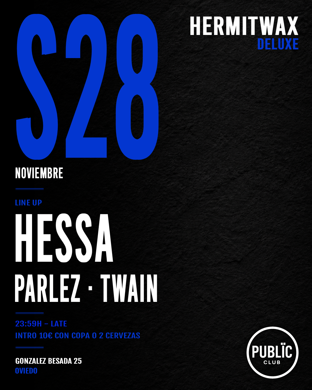 Flyer de HERMITWAX DELUXE del 28 de noviembre de 2026